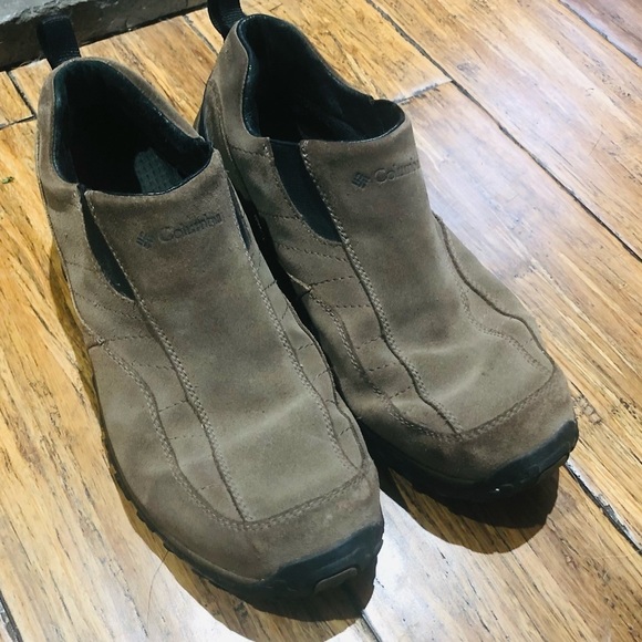 Columbia Men’s Jet Setter Suede Hiking Shoes - Picture 1 of 7